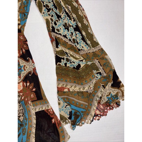 Essentials by Milano Blouse Multicolor Women's 1x Ruffled Long Sleeve Shirt - Picture 5 of 13